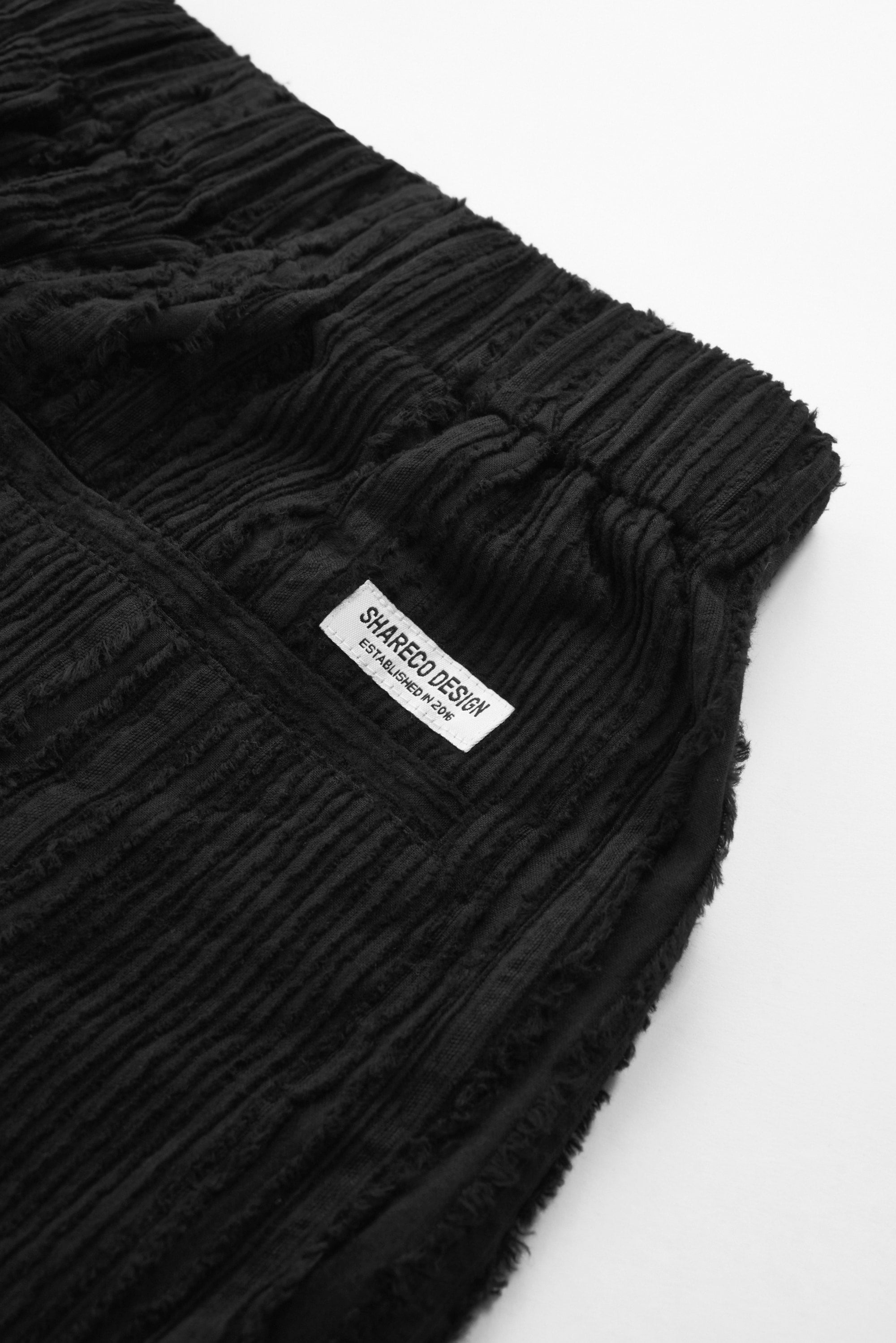 COTTON LINEN STRIPED SHORTS 條紋棉麻短褲 - SHARECO DESIGN